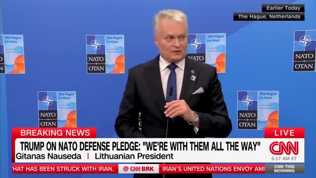 Lithuanian President: We Should Choose the Motto ‘Make NATO Great Again’