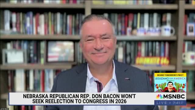 GOP Rep. Don Bacon: ‘Republicans Should Get on MSNBC or CNN and Try to Defend Our Positions’