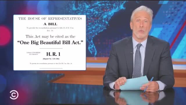 Jon Stewart Slams OBBB Slashing Medicaid, Food Stamps: Mamdani Is the ‘Best Case Scenario’