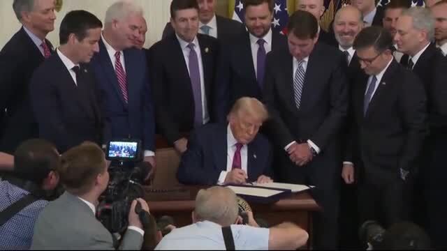 Trump Cracks a Joke While Signing the GENIUS Act into Law: ‘This Is Not an Autopen, By the Way’