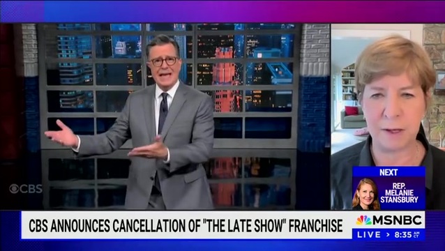 Fmr. NPR CEO on CBS Cancelling Colbert’s Show: ‘This Has Not Been a Great Week for Free Speech and Speaking Truth to Power’