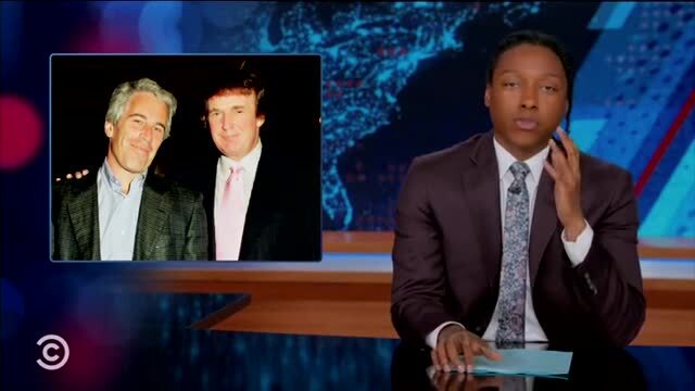 The Daily Show: ‘It’s Getting to the Point Where It’s Harder to Find a Photo of Donald Trump Without Jeffrey Epstein in It’