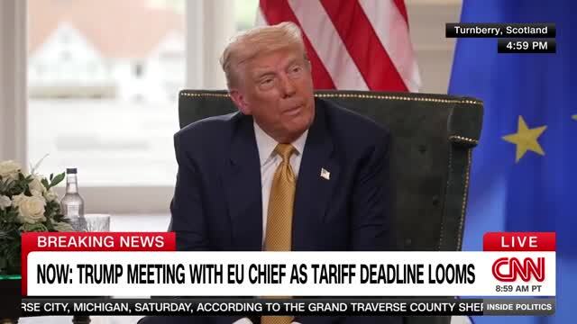 Reporter Asks Trump if He’s in a ‘Bad Mood’ Because He Had a ‘Bad Morning of Golf’