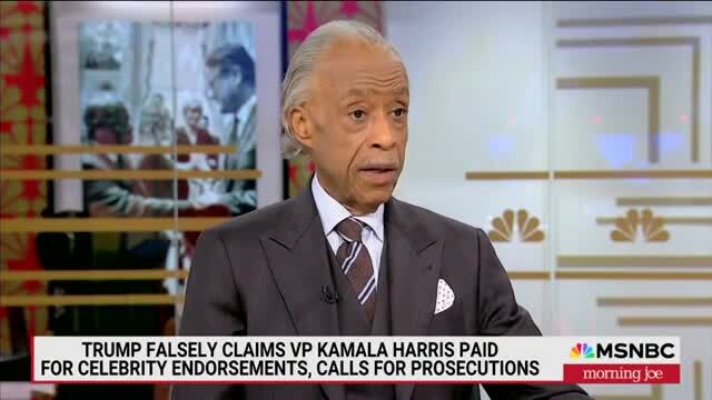 Al Sharpton on if He Was Paid for Endorsing Harris: ‘Absolutely Not’!