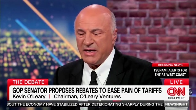 Kevin O’Leary: Tariff Rebate Checks Are a Bad Idea