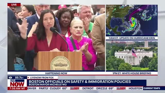 Boston Mayor Michelle Wu Slams Trump Admin, Vows to Protect Criminal Illegal Aliens