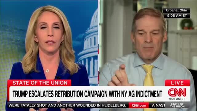 CNN’s Dana Bash Clashes with Jim Jordan Over Indictments: ‘Are You ...