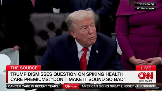Donald Trump Amid Rising Health Care Premiums: ‘We Want the Money to Go ...