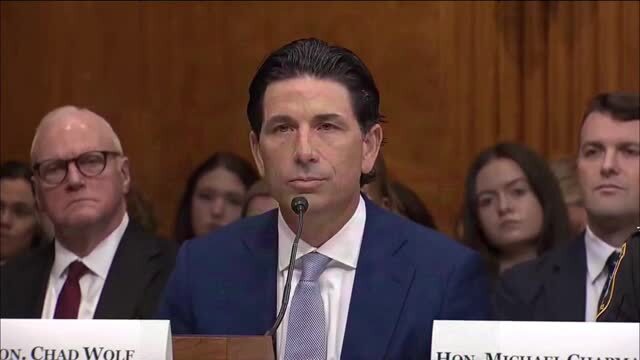 Chad Wolf Calls Out Sen. Merkley for Calling ICE Officers ‘Secret Police’