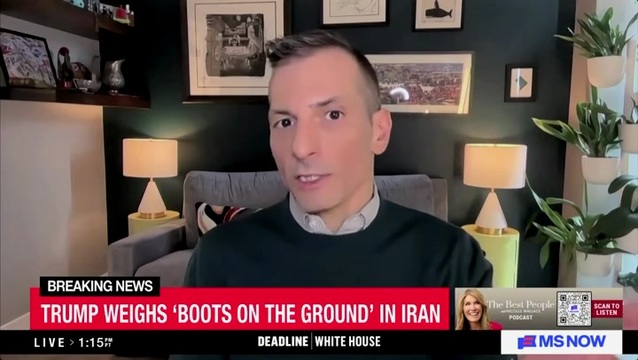 Angelo Carusone on Iran: Trump ‘Is Not Being Told That He Needs to Stop ...