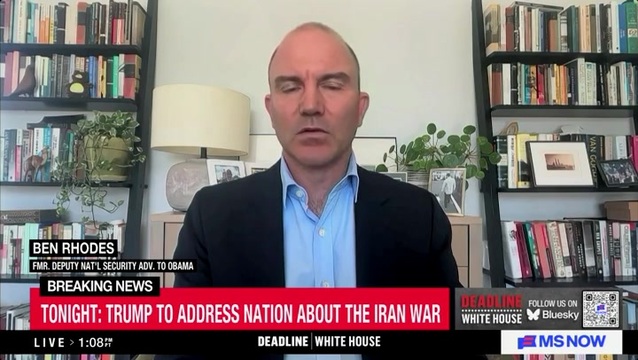 Ben Rhodes: Trump Has Been Losing Control of the One Thing He Likes to ...